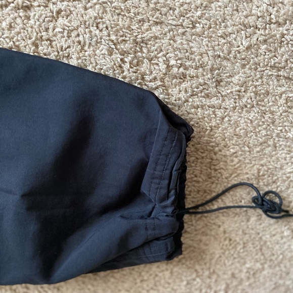 ADIDAS BLACK VINTAGE JOGGERS TRACK PANTS WITH DRAWSTRINGS & POCKETS - Picture 8 of 14